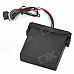 Water Resistant Quadband GPS / GSM Vehicle Positioning Tracker - Black