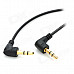 3.5mm Male to 3.5mm Male Spring Audio Connection Cable - Black (191cm)