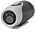 RD39 Waterproof 5.0MP CMOS Sport Wide Angle DVR Camcorder w/ AV-out / TF / Mini USB - Black + Silver