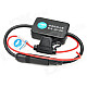 25dB Car FM Radio Antenna Amplifier Booster w/ Indicator - Black