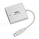 UNITEK Y-9313 USB 3.0 Multi-in-1 5Gbps CF / TF / SDHC / SDXC Card Reader - Silver