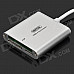 UNITEK Y-9313 USB 3.0 Multi-in-1 5Gbps CF / TF / SDHC / SDXC Card Reader - Silver