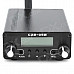 CZE-05B 0.5W 1.7" LCD Stereo Audio FM Radio Transmitter - Black + White