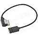 ESER--006 AMI Male to USB Female Audio Cable - Black (37cm)