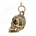 Retro Skull Style Zinc Alloy Keychain - Bronze