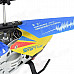 JIA QI TT1005 Mini 2-CH IR Remote Control Aluminum Alloy R/C Helicopter - Blue + Yellow