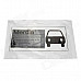 Merdia CFM001DX3 3D Carbon Fiber Decorative Car Sticker - Black (20 x 12cm)