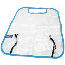 Polyester + PVC Car Chair Back Cover / Pad - Blue + Transparent