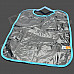 Polyester + PVC Car Chair Back Cover / Pad - Blue + Transparent