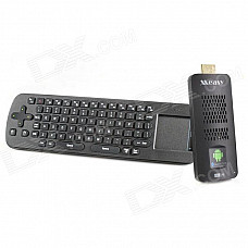 Measy U4B Quad-Core Android 4.2 Google TV Player w/ 2GB ROM / 8GB RAM + RC12 Keyboard Mouse - Black