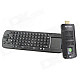 Measy U4B Quad-Core Android 4.2 Google TV Player w/ 2GB ROM / 8GB RAM + RC12 Keyboard Mouse - Black