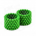 Cheerlink CZ-909 5mm Glow-in-the-Dark Neodymium Iron Balls DIY Puzzle Set - Green (216 PCS)