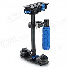 S-40 Handheld Mini Stabilizer for Camcorder DV Video Camera DSLR - Black + Blue