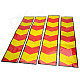 Arrows Symbol Car Reflective Warning Mask Sticker - Red + Yellow (4 PCS)