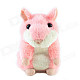 CheerlIink TS-908 People Talking Plush Recording Hamster / Educational Toy - Pink + White (3 x AAA)