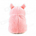 CheerlIink TS-908 People Talking Plush Recording Hamster / Educational Toy - Pink + White (3 x AAA)