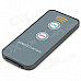 008 0024 ABS Mini 38K 2-key IR Remote Control - Black