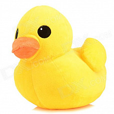 HY0901 Short Plush Rubber Duck Doll - Yellow