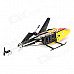 HUAJUN W908-7 2-CH Aluminum Alloy IR Remote Control R/C Helicopter - Red + Yellow + Black