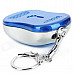 Creative Mouse Style Gas Light w/ Keychain - Blue + Silver