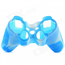 Universal Silicone Cover for PS2/PS3 Wired Wireless Controller - Blue + White