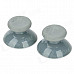 Replacement Plastic Rocker Cap + Nonslip Silicone cap Set for XBOX360 - Grey