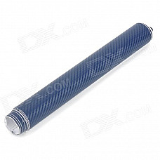 Car Decorative 3D Carbon Fiber PVC Sticker - Steel Blue (30 x 127cm)