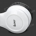 iLeAD IX-3011 Fashion Sport Stereo Bluetooth V3.0 Headphone w/ Microphone - White + Black