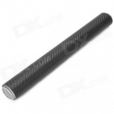 Universal DIY PVC Carbon Fiber Decorative Car Sticker - Black (30 x 127cm)