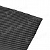 Universal DIY PVC Carbon Fiber Decorative Car Sticker - Black (30 x 127cm)