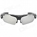 5.0MP 720P 170 Degree Wide-Angle Sports Sunglasses Camcorder w/ TF - Black