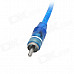 1 Male to 2 Female Car Audio Connection Cable - Blue (20cm / 2 PCS)
