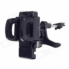 Universal 360 Degree Rotation Air Outlet Automatic Car Holder Bracket for Smartphone - Black