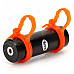 T-04 Swimming Diving Waterproof MP3 Player w/ FM + Earphone - Black + Orange (8GB)