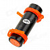 T-04 Swimming Diving Waterproof MP3 Player w/ FM + Earphone - Black + Orange (8GB)