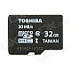 TOSHIBA SD-C032GR7AR30 Micro SDHC Card - Black + White (32GB / Class10)