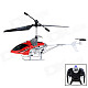 Mini 2-CH IR R/C Helicopter - Red + Black + Silver