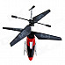 Mini 2-CH IR R/C Helicopter - Red + Black + Silver