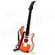 JT-01 Child Practice 4 Strings Music Guitar - Black + White + Orange + Brown