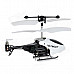 Ultra-Mini 3.5-CH IR Remote Control ABS R/C Helicopter - White + Black