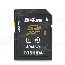 Toshiba SD-K64G2R7W Class 10 SDXC UHS-I SD Card (64GB)