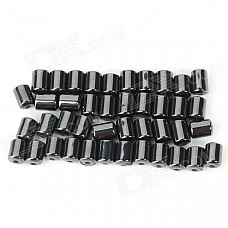 Cylinder Open Core Magnet - Black (50 PCS)