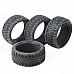 CML RC 1/10 Soft Rubber Racing Grip Tires Model for On-Road Flat Run Car (4 PCS)