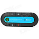 Universal Dual-Standby Multi-point Bluetooth V3.0 Handsfree Speakerphone for Car - Black + Blue