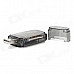 Mini USB 2.0 Multi-slot SD/Mini SD/TF/MMC/RS-MMC/M2 Card Reader (Black)