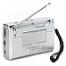 Shouyu SY-X5 Full-Band DSP Radio w/ TF / Antenna - Silver + Black (3 x AA)