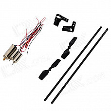 WLtoys KV911-0004 RC Helicopter Spare Parts Set for V911 - Black + White + Silver (11 PCS)