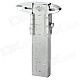 K-3 Caliper Style Zinc Alloy Butane Gas Lighter - Silver