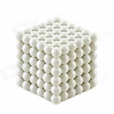 Cheerlink 5mm Neodymium Magnetic Ball DIY Educational Toys Set -White (216 pieces)