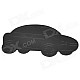 QC33 Car Shape Rubber Anti-Slip Mat Pad - Black